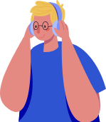 people listening to music